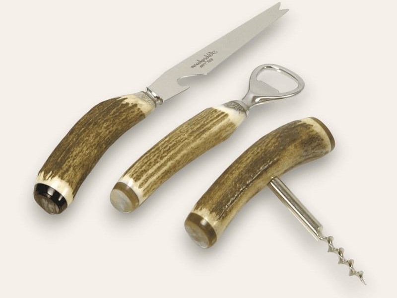 Bar Set - Stag Antler - Three Piece