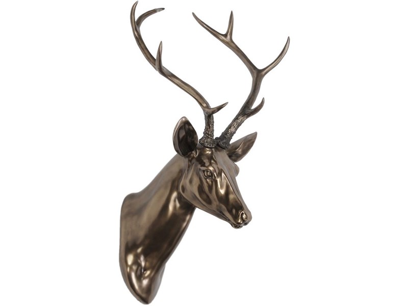 Bronze Stag Head