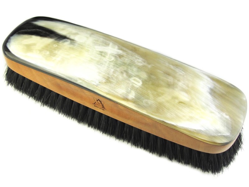 Large Cow Horn Clothes Brush