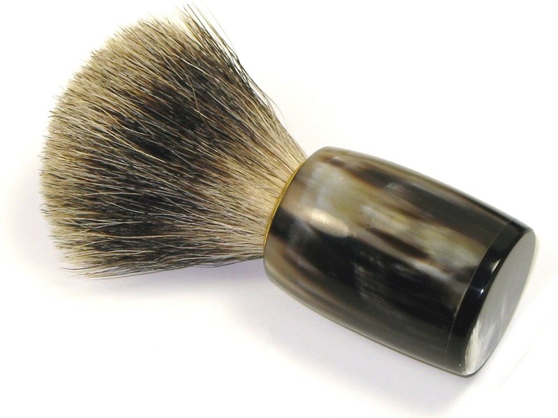 Badger Bristle & Horn Shaving Brush | Badger Brush Badger Bristle & Horn Shaving Brush | Badger Brush