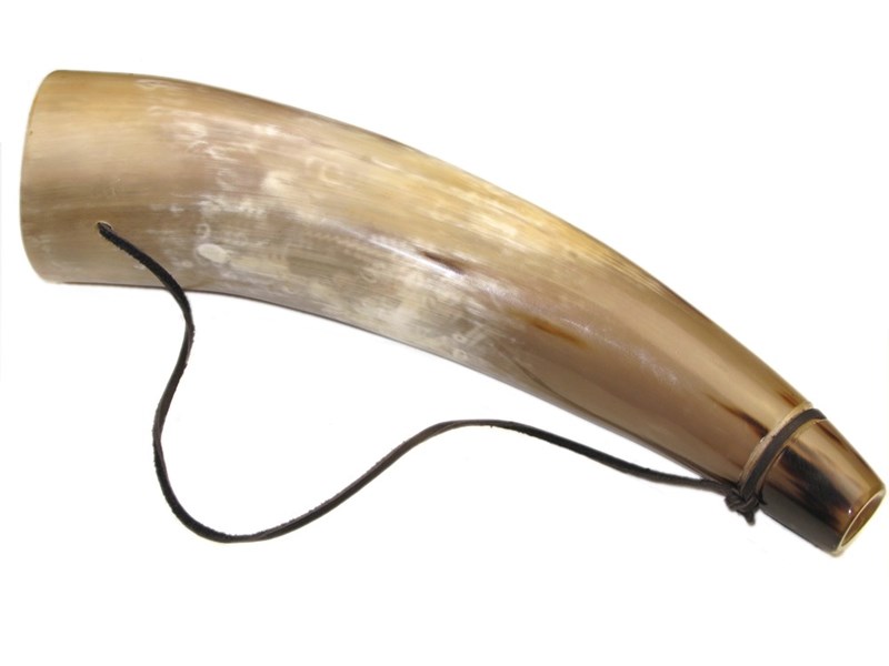 Cow Horn Bugle - Baby - Polished