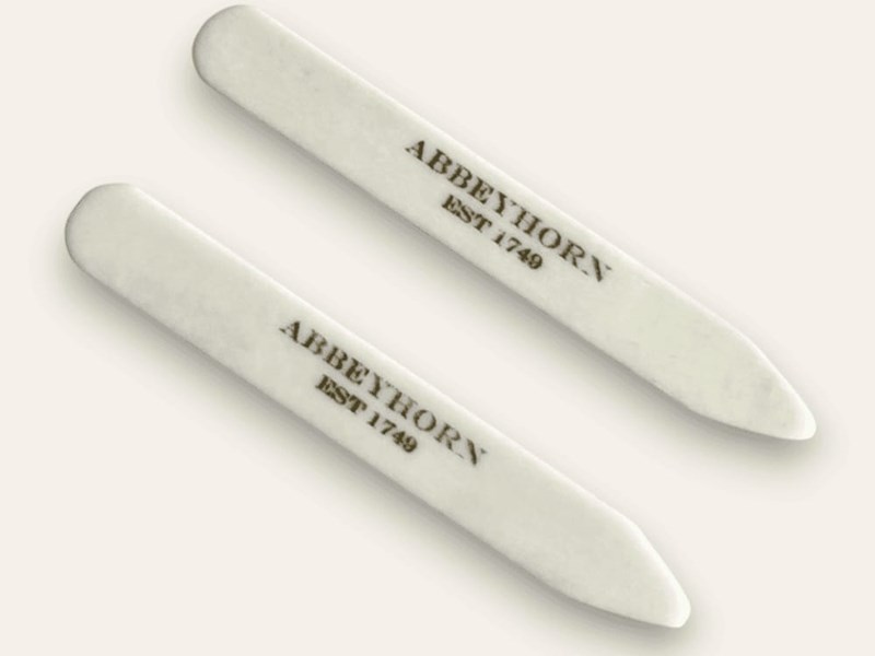 Collar Stays - Bone - 56mm Collar Stays - Bone - 56mm