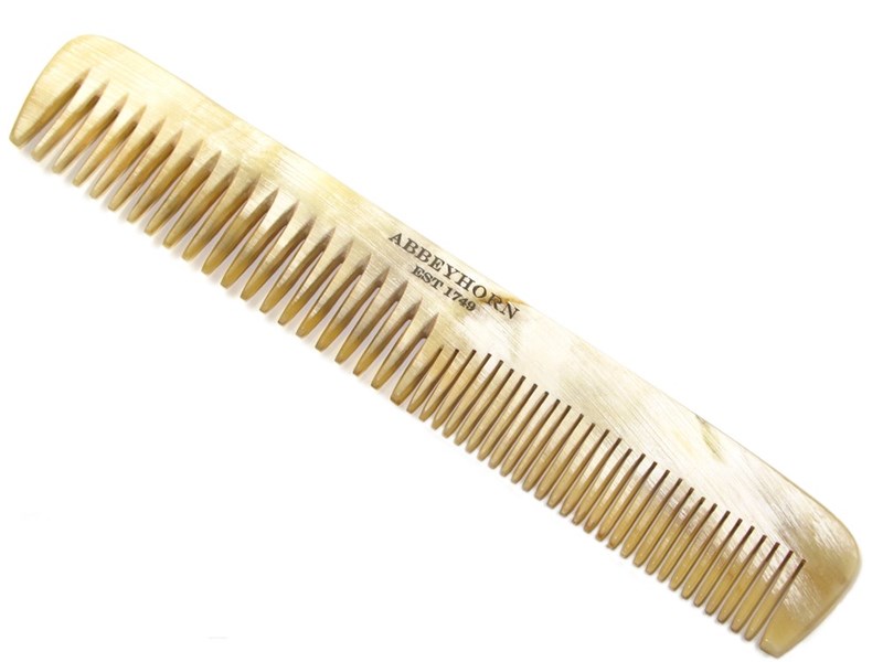 6 1/4" Thin Cow Horn Comb - C18