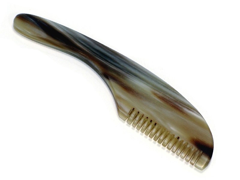 Cow Horn Moustache Comb - C24