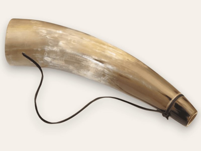 Cow Horn Bugle - Baby - Polished Cow Horn Bugle - Baby - Polished