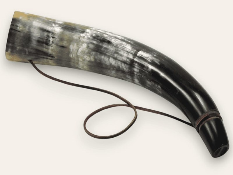 Cow Horn Bugle - Medium - Polished Cow Horn Bugle - Medium - Polished