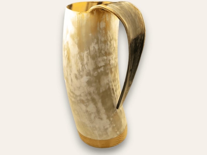 Cow Horn Viking Mug - Polished - 1 Pint Cow Horn Viking Mug - Polished - 1 Pint