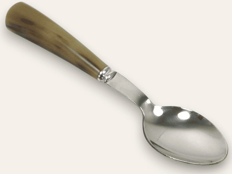 Dessert Spoon - Cow Horn Dessert Spoon - Cow Horn