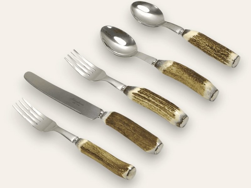 Dinner Set - Stag Antler - 5 Piece