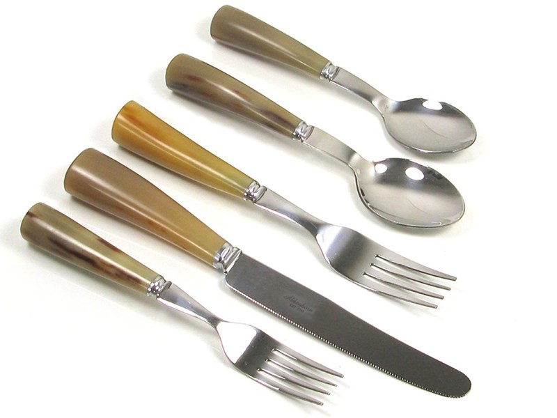 Dinner Set - Cow Horn - 5 Piece