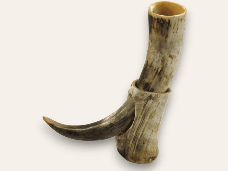 Drinking Horn On Stand - Rough Drinking Horn On Stand - Rough