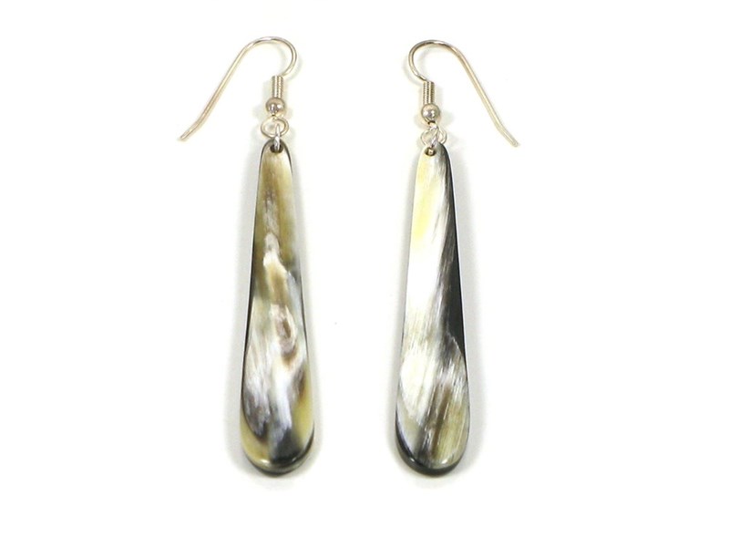 Tear Drop Horn Earrings Tear Drop Horn Earrings