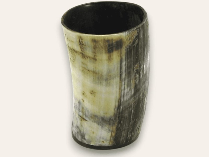 Horn Beaker - Rough - 120mm Horn Beaker - Rough - 120mm