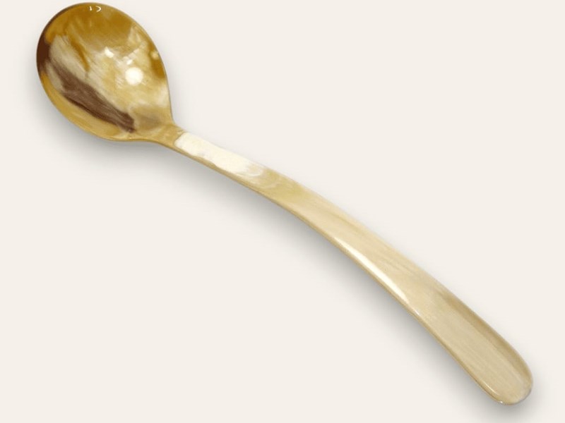 Horn Cream / Sauce Ladle | Handcrafted in Cow Hown Horn Cream / Sauce Ladle | Handcrafted in Cow Hown
