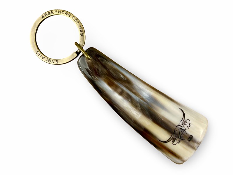 Keyring - Oxhorn - Highland Cow Head