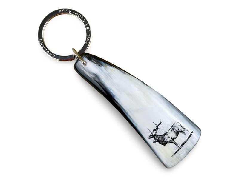 Keyring - Oxhorn - Stag