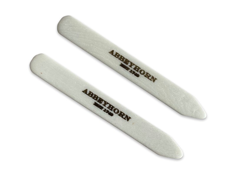 Collar Stays - Bone - 65mm Collar Stays - Bone - 65mm