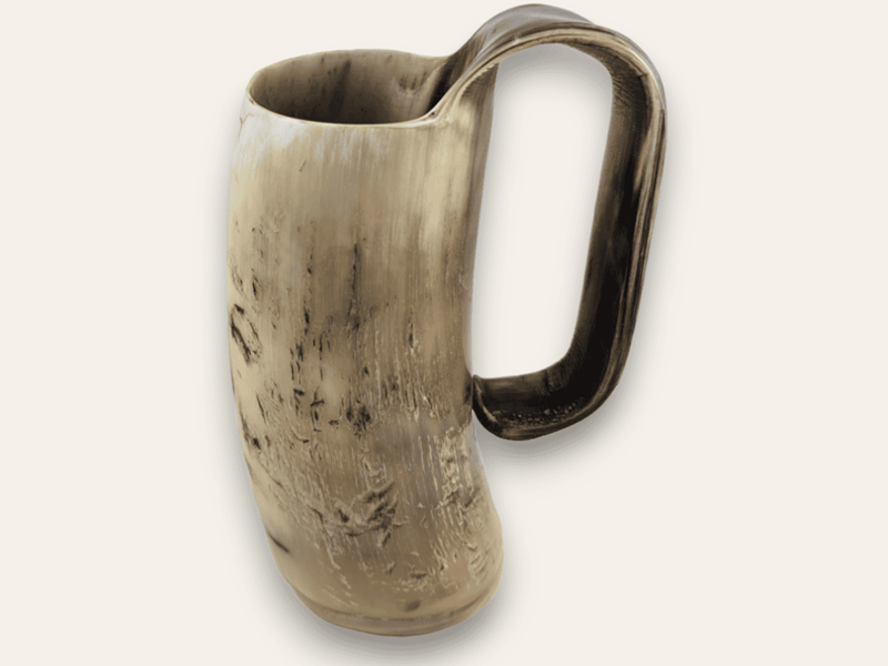 Cow Horn Soldiers Mug - Rough - 1/2 Pint