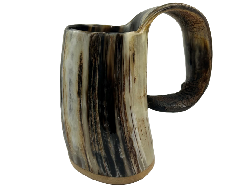 Cow Horn Soldiers Mug - Rough - Small Cow Horn Soldiers Mug - Rough - Small
