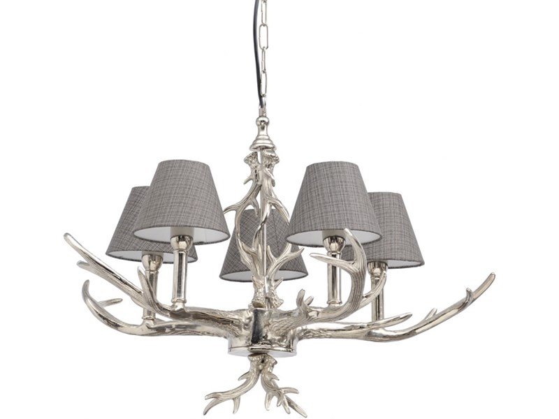 Nickel Antler Chandelier Nickel Antler Chandelier