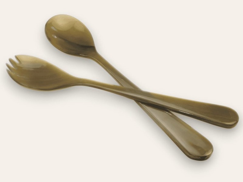 Ox Horn Salad Servers - 295mm Ox Horn Salad Servers - 295mm