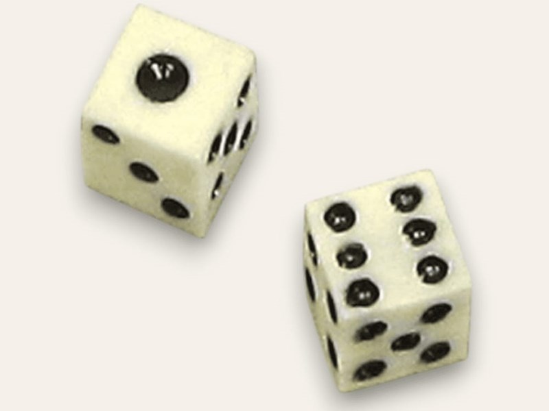 Pair of Bone Dice Pair of Bone Dice