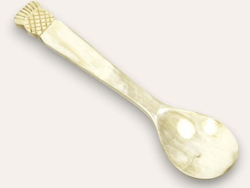 Porridge Spoon - Thistle End | Horn Childs Spoon Porridge Spoon - Thistle End | Horn Childs Spoon