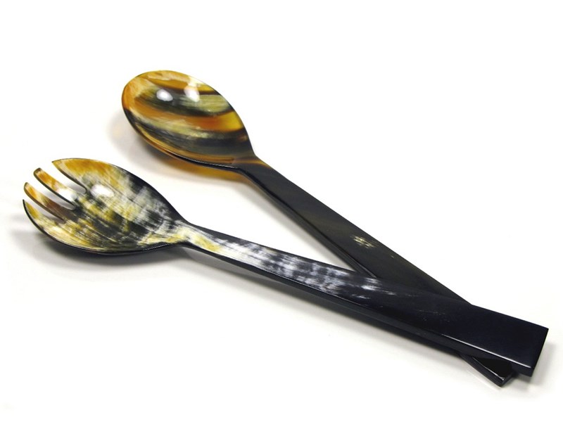 Ox Horn Salad Servers - 250mm