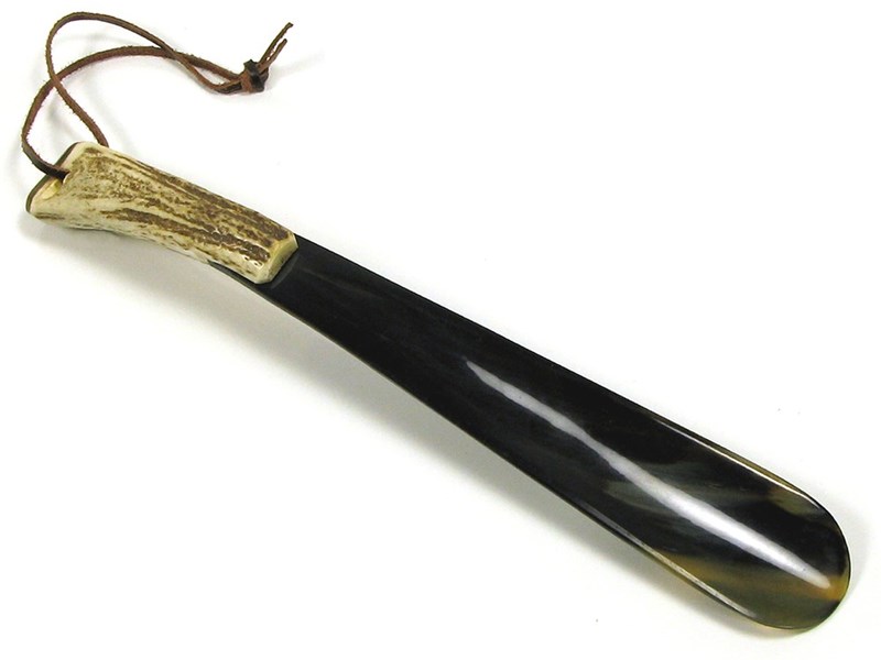 12" Stag Antler Handle Shoehorn