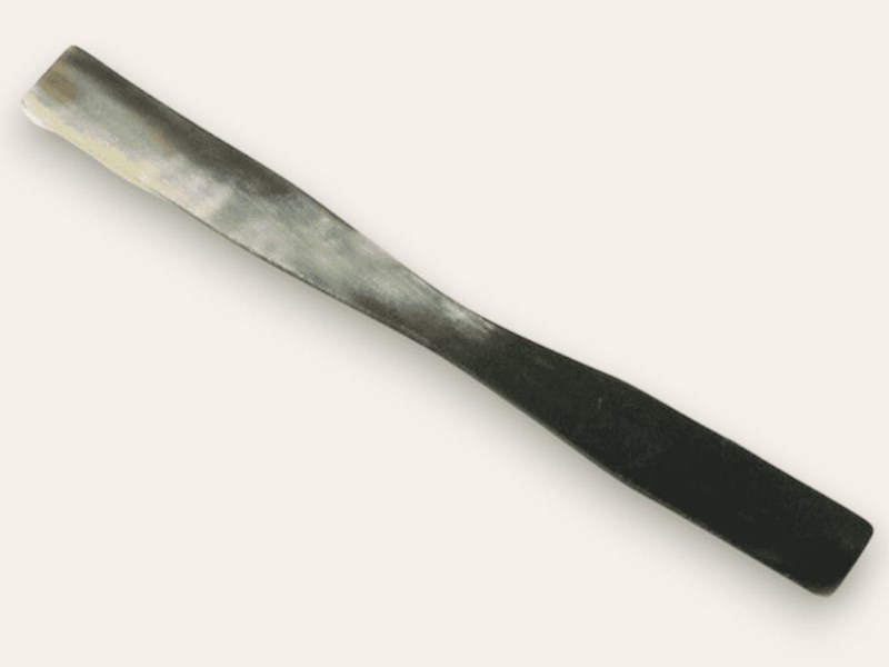 Small Double Ended Cow Horn Spatula | Paddle ended horn spatula Small Double Ended Cow Horn Spatula | Paddle ended horn spatula