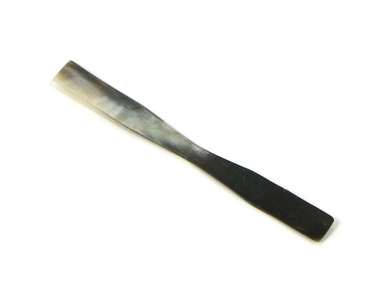 Small Double Ended Cow Horn Spatula | Paddle ended horn spatula Small Double Ended Cow Horn Spatula | Paddle ended horn spatula
