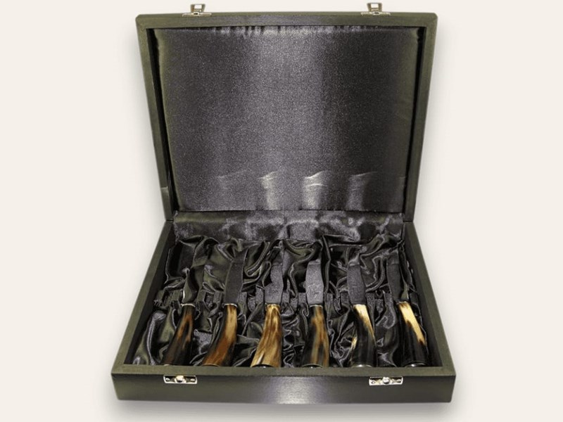 Steak Knives - Oxhorn - Set of Six Steak Knives - Oxhorn - Set of Six