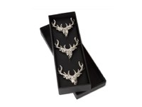Stag Head Candle Pins - Set of 3