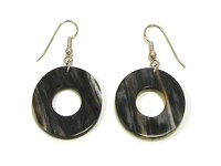 Round Horn Earrings