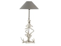 Nickel Antler Table Lamp