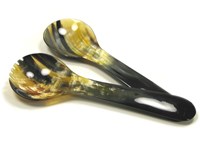 Ox Horn Salad Servers - 295mm