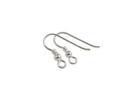 100 x Sterling Silver Fish Hook Earwires