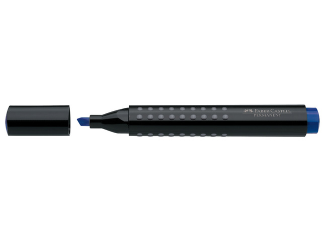 Faber-castell grip marker permanent, chisel tip, Blue 150351 (4005401503514)