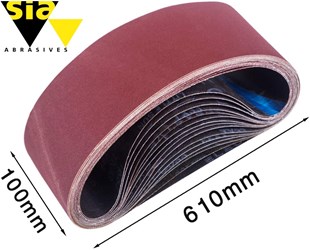 100mm x 610mm Cloth Belt For Portable Belt Sanders