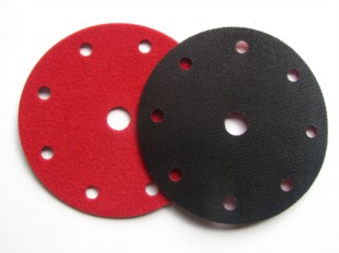 Velours / Velcro backing pad protector disc. 8 holes + 1. 150mm. For Festool.