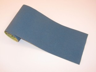 Hermes RB406 Blue and Yellow Abrasive Roll 100mm Wide