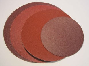 ALUMINIUM OXIDE 230MM VELOURS BACKED DISC