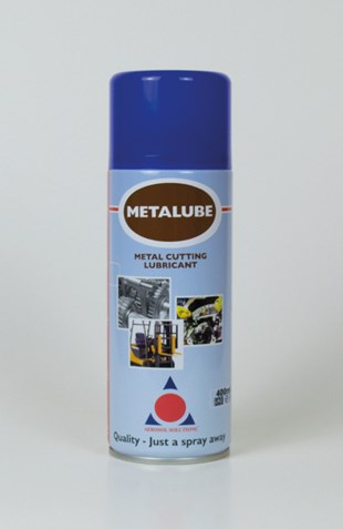 METALUBE Metal Cutting and tapping Aerosol prevents metal seizure