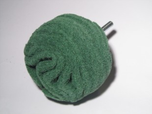 Scruff Ball Green - Medium 75mm BA320 Flexipads
