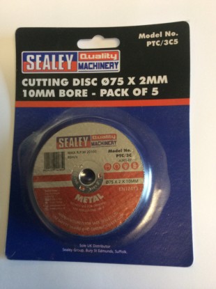 Cutting Discs 75mm Diameter With 10mm Bore