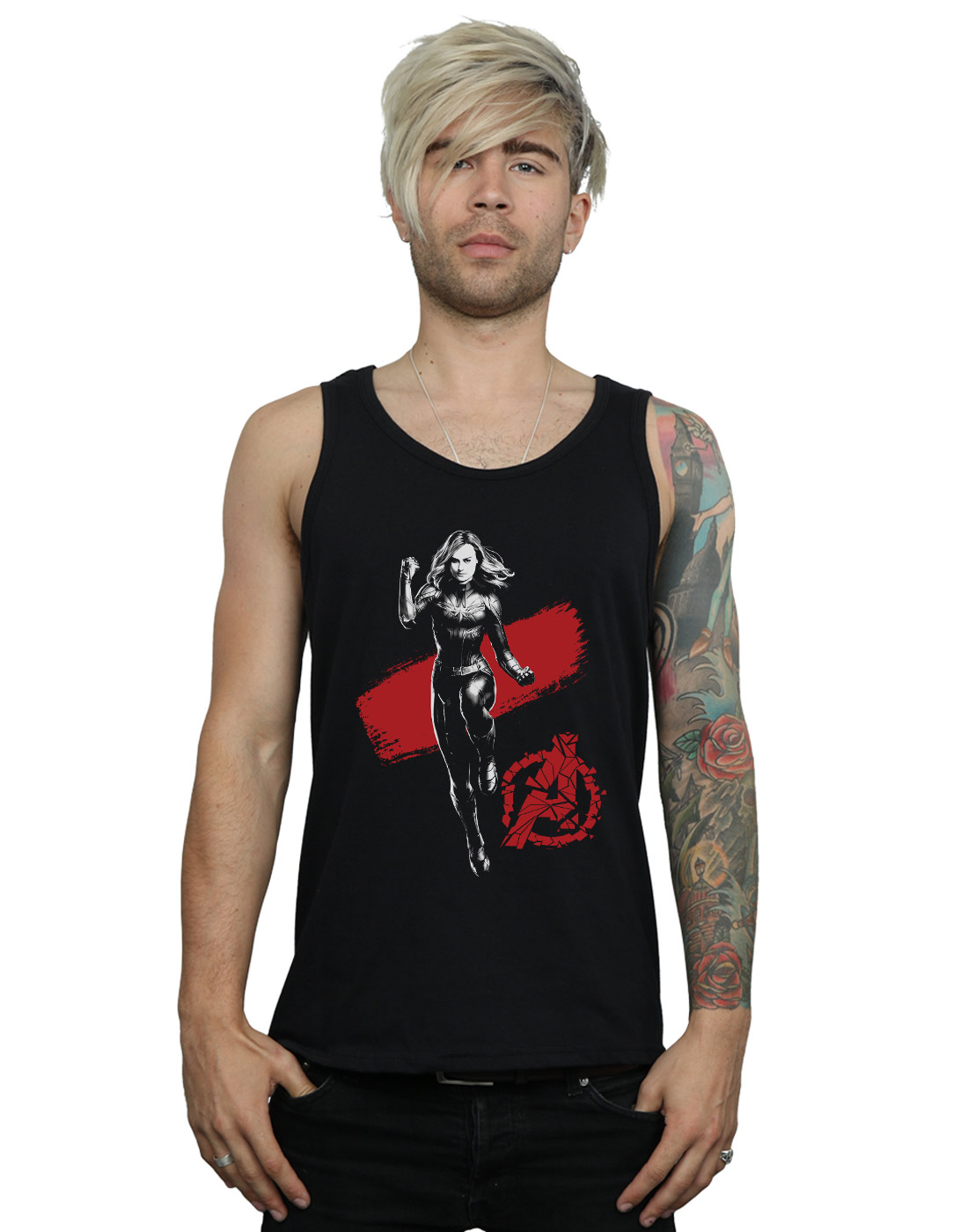 Marvel Hombre Avengers Endgame Mono Thor Camiseta Sin Mangas