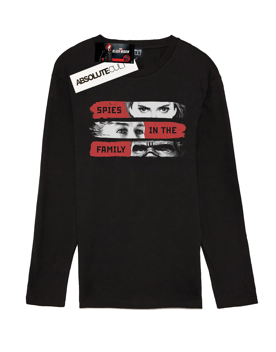 Marvel Damen Black Widow Movie Spies In The Family Boyfriend Fit Langärmelige - Bild 5 von 13