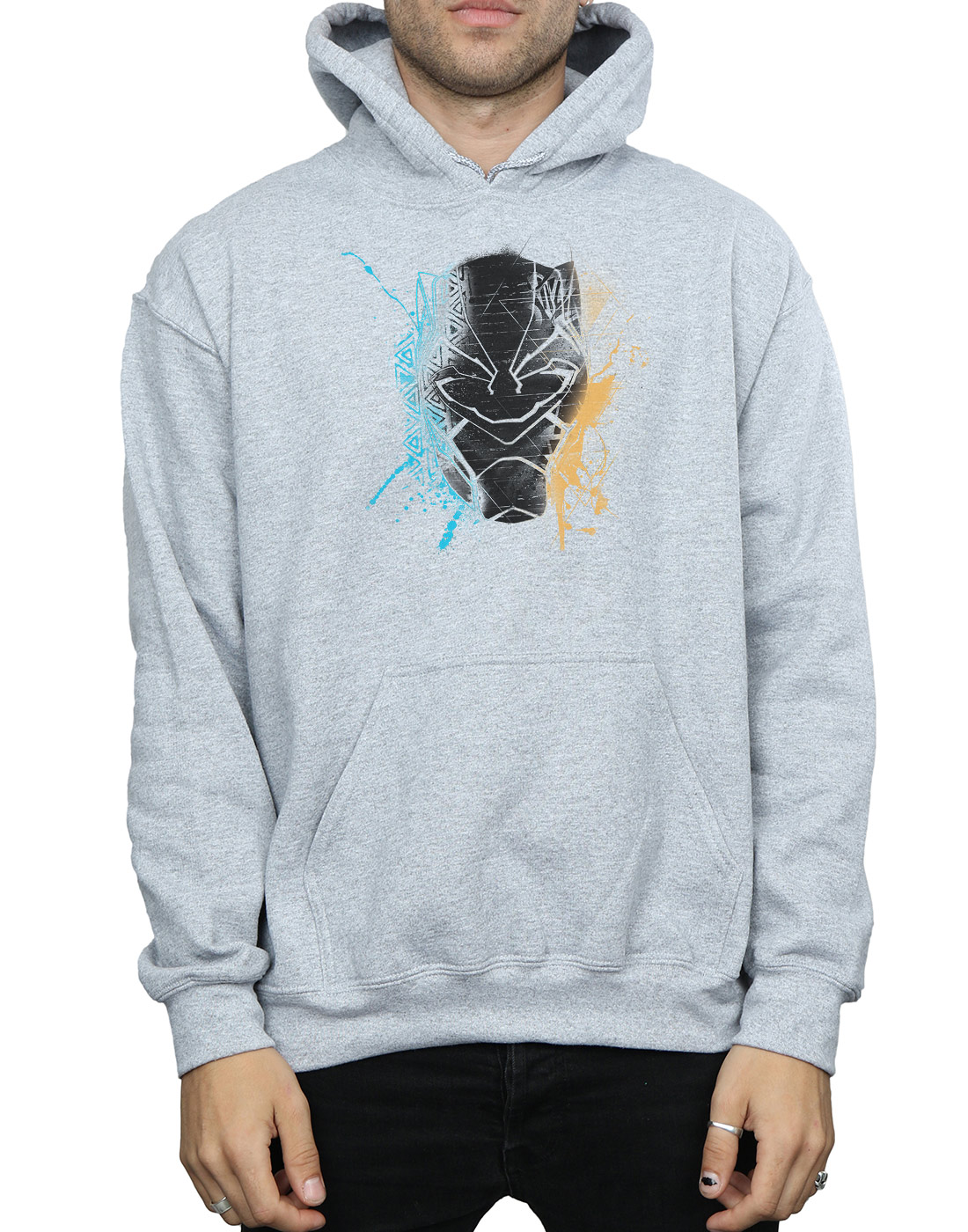 Marvel Herren schwarz schwarz schwarz Panther Splash Kapuzenpullover 3d159f Marvel Herren schwarz schwarz schwarz Panther Splash Kapuzenpullover 3d159f