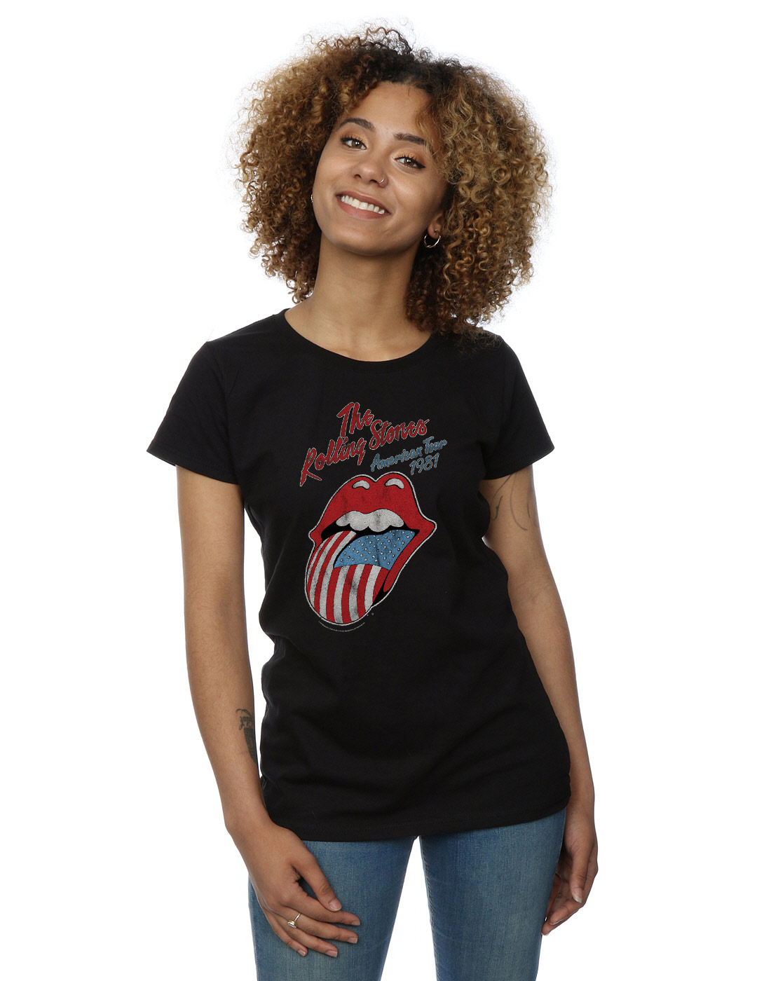 camiseta rolling stones mujer
