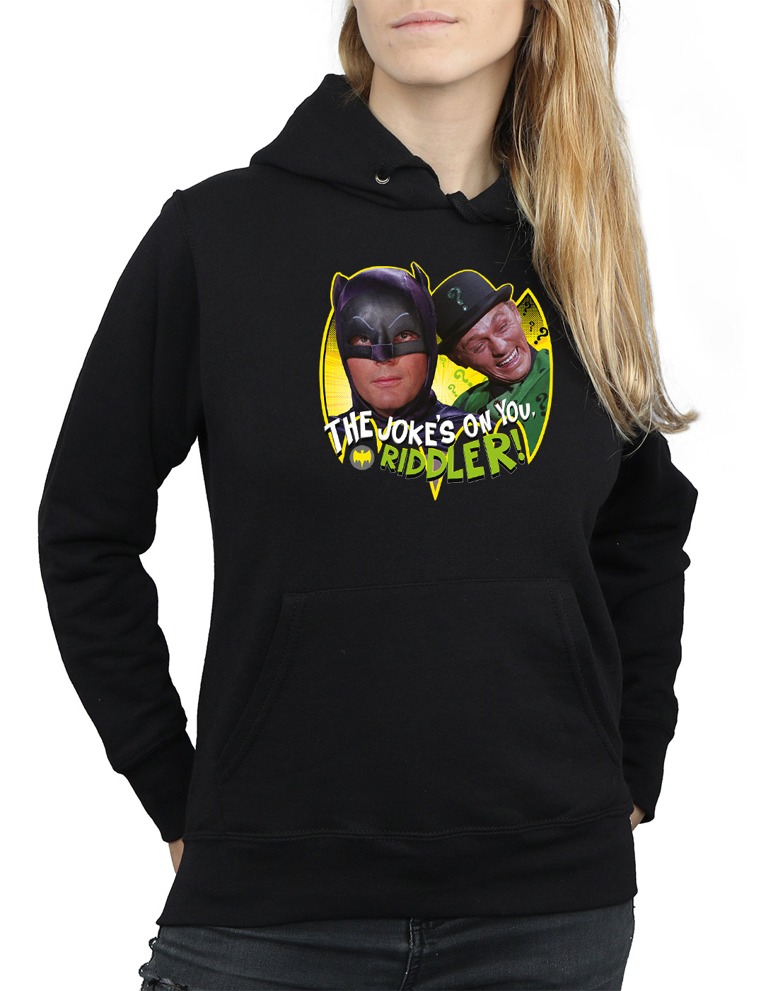 Comics Tv Cappuccio Donna Dc Felpa Batman Riddler Con Joke Series tvwHqdFC
